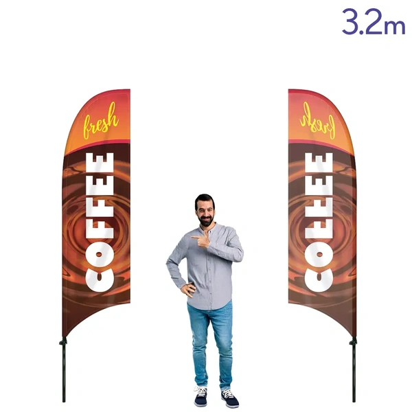  Feather Flag 3 2m Standard Print 