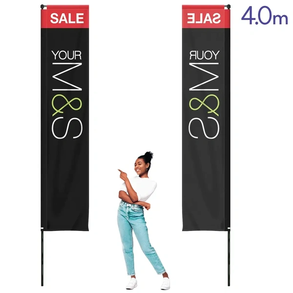  Banner Flag 4 0m Standard Print 