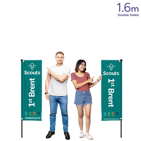  Banner Flag 1 6m Double Sided 